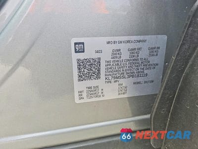 Zdjęcie 13 z 13 samochodu: 2023 CHEVROLET TRAILBLAZER ACTIV VIN:KL79MSSL3PB181119 - miniatura