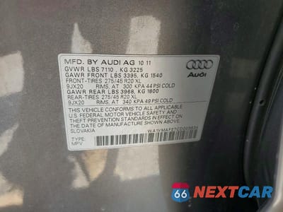 Zdjęcie 13 z 13 samochodu: 2012 AUDI Q7 PRESTIGE VIN:WA1VMAFE7CD003634 - miniatura