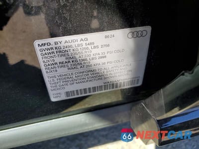 Zdjęcie 13 z 13 samochodu: 2024 AUDI Q5 PREMIUM 45 VIN:WA1GAAFY8R2118565 - miniatura