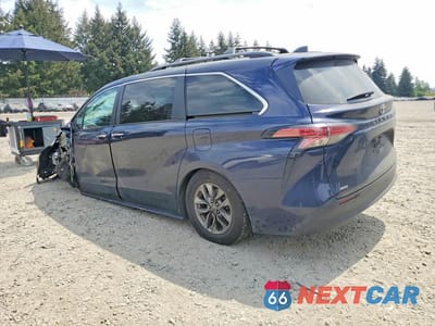 Drugie zdjęcie samochodu z przodu: 2022 TOYOTA SIENNA XLE VIN:5TDYSKFC1NS064899 - miniatura