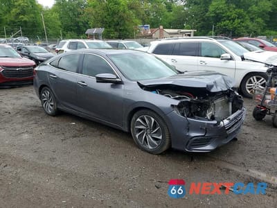 Czwarte zdjęcie samochodu z boku: 2019 HONDA INSIGHT TOURING VIN:19XZE4F98KE028077 - miniatura