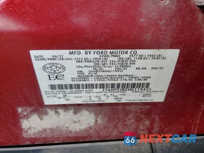 Zdjęcie 12 z 12 samochodu: 2017 FORD TAURUS LIMITED VIN:1FAHP2J8XHG119455 - miniatura