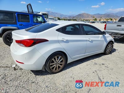 Trzecie zdjęcie samochodu z tyłu: 2015 HYUNDAI ELANTRA SE VIN:5NPDH4AE7FH600750 - miniatura