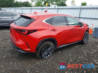 Trzecie zdjęcie samochodu z tyłu: 2024 LEXUS NX 250 BASE VIN:2T2ADCAZ9RC012220 - miniatura