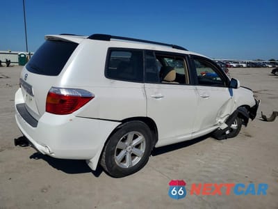 Trzecie zdjęcie samochodu z tyłu: 2010 TOYOTA HIGHLANDER BASE VIN:5TDZK3EH0AS001990 - miniatura