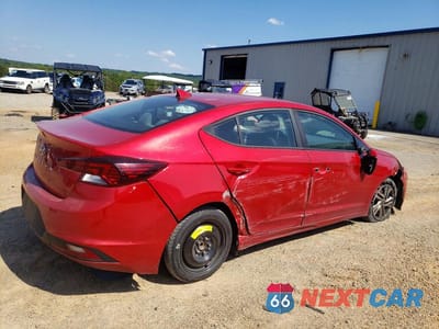 Trzecie zdjęcie samochodu z tyłu: 2020 HYUNDAI ELANTRA SEL VIN:5NPD84LF8LH569851 - miniatura