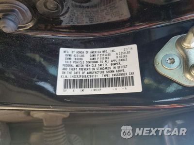 Zdjęcie 12 z 12 samochodu: 2014 HONDA ACCORD SPORT VIN:1HGCR2F56EA286151 - miniatura