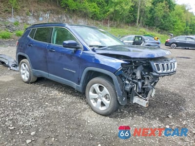 Czwarte zdjęcie samochodu z boku: 2020 JEEP COMPASS LATITUDE VIN:3C4NJDBB9LT155288 - miniatura