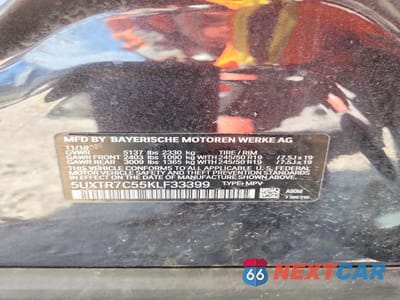 Zdjęcie 12 z 12 samochodu: 2019 BMW X3 SDRIVE30I VIN:5UXTR7C55KLF33399 - miniatura