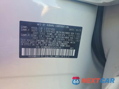 Zdjęcie 14 z 14 samochodu: 2025 SUBARU ASCENT ONYX TOURING VIN:4S4WMAWD0S3426749 - miniatura