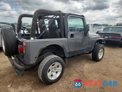 Trzecie zdjęcie samochodu z tyłu: 2004 JEEP WRANGLER VIN:1J4FA39S44P770223 - miniatura