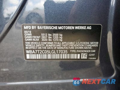 Zdjęcie 12 z 12 samochodu: 2020 BMW 740 I VIN:WBA7T2C05LGL17035 - miniatura