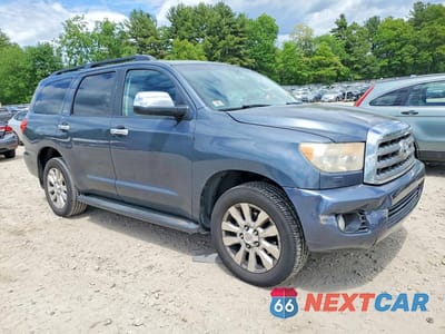 Czwarte zdjęcie samochodu z boku: 2008 TOYOTA SEQUOIA PLATINUM VIN:5TDBY67A18S017014 - miniatura