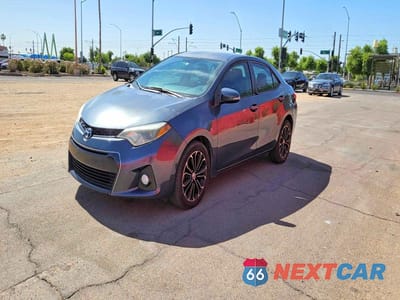 Drugie zdjęcie samochodu z przodu: 2015 TOYOTA COROLLA S PLUS VIN:5YFBURHE6FP316535 - miniatura