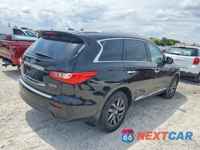 Trzecie zdjęcie samochodu z tyłu: 2014 INFINITI QX60 HYBRID VIN:5N1CL0MM9EC521091 - miniatura
