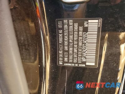 Zdjęcie 13 z 13 samochodu: 2012 PORSCHE CAYENNE VIN:WP1AA2A20CLA01552 - miniatura