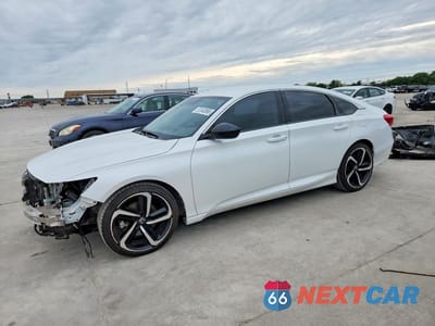 2021 HONDA ACCORD SPORT SE 1HGCV1F43MA042971 - główne zdjęcie licytacji z USA - miniatura