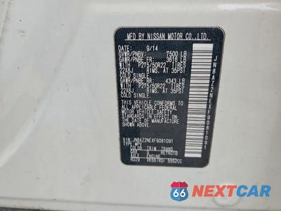 Zdjęcie 13 z 13 samochodu: 2015 INFINITI QX80 BASE VIN:JN8AZ2NEXF9081091 - miniatura