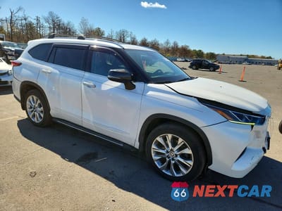 Czwarte zdjęcie samochodu z boku: 2020 TOYOTA HIGHLANDER LIMITED VIN:5TDDZRBH1LS033542 - miniatura