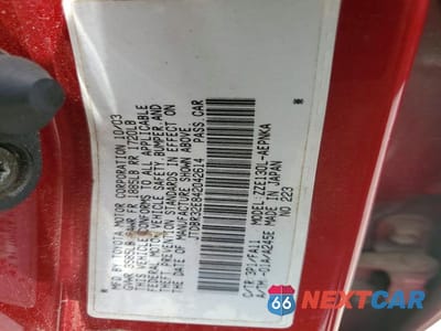 Zdjęcie 12 z 12 samochodu: 2004 TOYOTA COROLLA LE VIN:JTDBR32E842042614 - miniatura