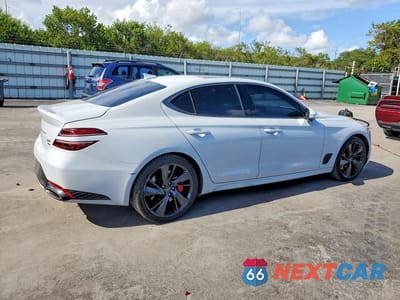 Trzecie zdjęcie samochodu z tyłu: 2022 GENESIS G70 3.3T STANDARD VIN:KMTG54TE5NU085675 - miniatura