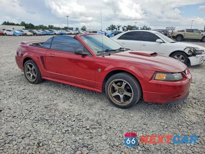 Czwarte zdjęcie samochodu z boku: 1999 FORD MUSTANG GT VIN:1FAFP45X6XF108400 - miniatura