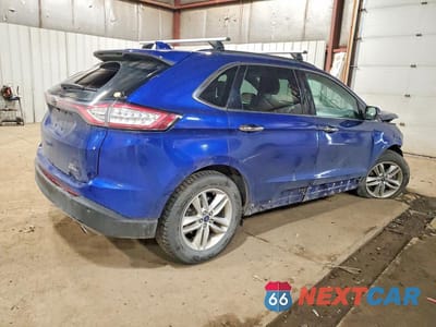 Trzecie zdjęcie samochodu z tyłu: 2015 FORD EDGE SEL VIN:2FMTK4J80FBC09759 - miniatura