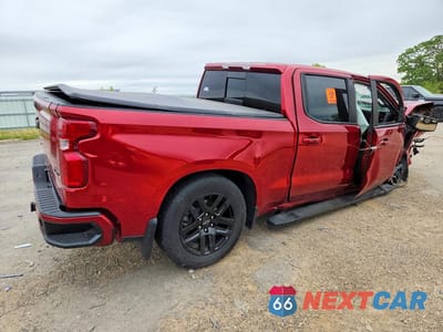 Trzecie zdjęcie samochodu z tyłu: 2023 CHEVROLET SILVERADO K1500 RST VIN:3GCUDEE81PG321469 - miniatura