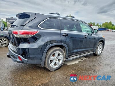 Trzecie zdjęcie samochodu z tyłu: 2015 TOYOTA HIGHLANDER LIMITED VIN:5TDDKRFH6FS075353 - miniatura