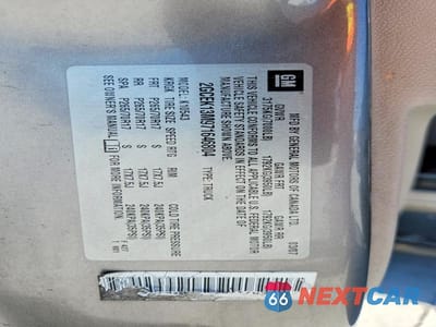 Zdjęcie 12 z 12 samochodu: 2007 CHEVROLET SILVERADO K1500 CREW CAB VIN:2GCEK13M971646804 - miniatura
