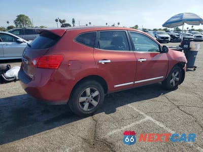 Trzecie zdjęcie samochodu z tyłu: 2013 NISSAN ROGUE S VIN:JN8AS5MV1DW133942 - miniatura