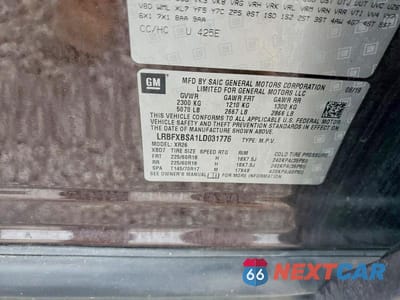 Zdjęcie 13 z 13 samochodu: 2020 BUICK ENVISION PREFERRED VIN:LRBFXBSA1LD031776 - miniatura