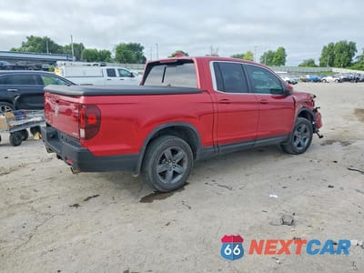 Trzecie zdjęcie samochodu z tyłu: 2022 HONDA RIDGELINE RTL VIN:5FPYK3F59NB035105 - miniatura