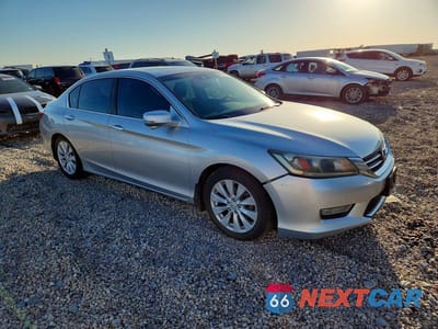Czwarte zdjęcie samochodu z boku: 2013 HONDA ACCORD EXL VIN:1HGCR2F84DA137827 - miniatura