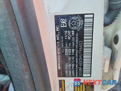 Zdjęcie 13 z 13 samochodu: 2017 MERCEDES-BENZ C 43 4MATIC AMG VIN:55SWF6EB3HU196453 - miniatura