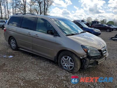 Czwarte zdjęcie samochodu z boku: 2007 HONDA ODYSSEY EXL VIN:5FNRL38707B431421 - miniatura