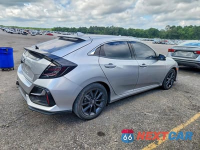 Trzecie zdjęcie samochodu z tyłu: 2021 HONDA CIVIC EX VIN:SHHFK7H67MU423668 - miniatura