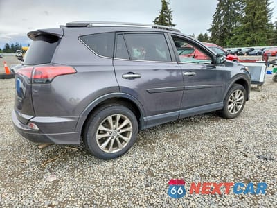 Trzecie zdjęcie samochodu z tyłu: 2017 TOYOTA RAV4 PLATINUM VIN:2T3DFREV9HW553309 - miniatura