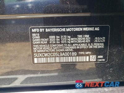 Zdjęcie 13 z 13 samochodu: 2020 BMW X7 XDRIVE40I VIN:5UXCW2C05L9A00189 - miniatura