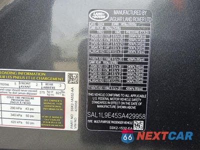 Zdjęcie 12 z 12 samochodu: 2025 LAND ROVER RANGE ROVER SPORT DYNAMIC SE VIN:SAL1L9E45SA429958 - miniatura