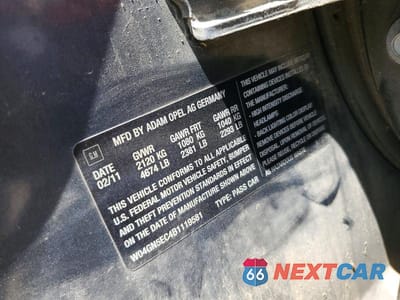 Zdjęcie 12 z 12 samochodu: 2011 BUICK REGAL CXL VIN:W04GN5EC4B1119581 - miniatura