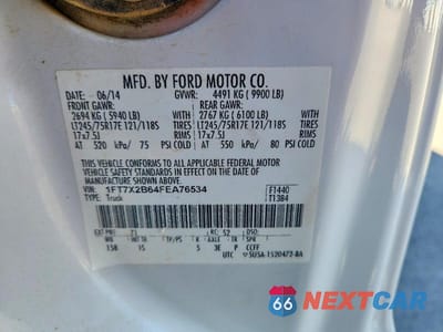 Zdjęcie 13 z 13 samochodu: 2015 FORD F250 SUPER DUTY VIN:1FT7X2B64FEA76534 - miniatura