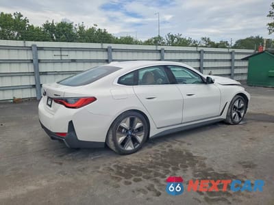 Trzecie zdjęcie samochodu z tyłu: 2025 BMW I4 EDRIVE 40 VIN:WBY23HD06SFV61214 - miniatura