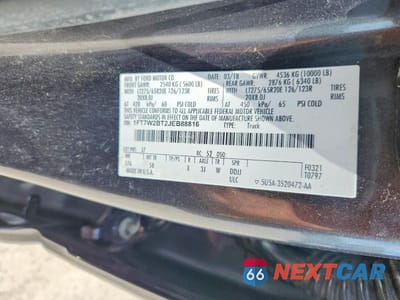 Zdjęcie 12 z 12 samochodu: 2018 FORD F250 SUPER DUTY VIN:1FT7W2BT2JEB88816 - miniatura