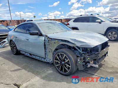 Czwarte zdjęcie samochodu z boku: 2025 BMW I4 XDRIVE 40 VIN:WBY43HD04SFV98187 - miniatura