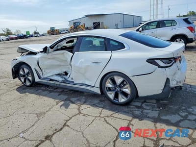 Drugie zdjęcie samochodu z przodu: 2025 BMW I4 XDRIVE 40 VIN:WBY43HD05SFV09727 - miniatura
