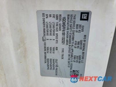 Zdjęcie 13 z 13 samochodu: 2011 CHEVROLET EXPRESS G2500 VIN:1GCWGFFA1B1132321 - miniatura