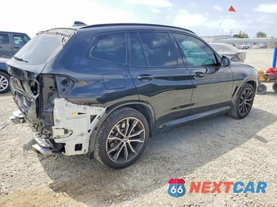 Trzecie zdjęcie samochodu z tyłu: 2022 BMW X3 SDRIVE30I VIN:5UX43DP07N9M25982 - miniatura