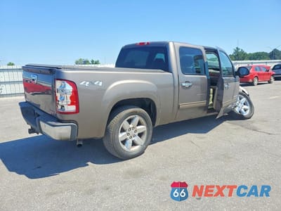 Trzecie zdjęcie samochodu z tyłu: 2013 GMC SIERRA K1500 SLT VIN:3GTP2WE72DG132549 - miniatura