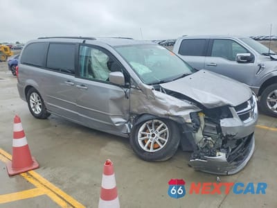 Czwarte zdjęcie samochodu z boku: 2014 DODGE GRAND CARAVAN SXT VIN:2C4RDGCG9ER122866 - miniatura